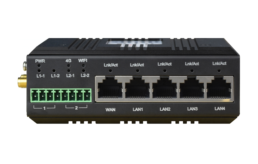 飞畅科技-4xLan+1xWan+2路串口 4G路由器